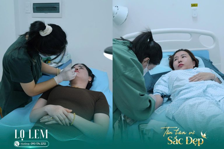 Khách hàng được chăm sóc sau khi sử dụng dịch vụ tại Lọ Lem